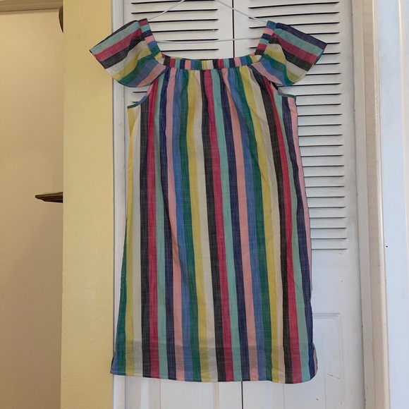 Striped J. Crew Shift Dress - Picture 4 of 7